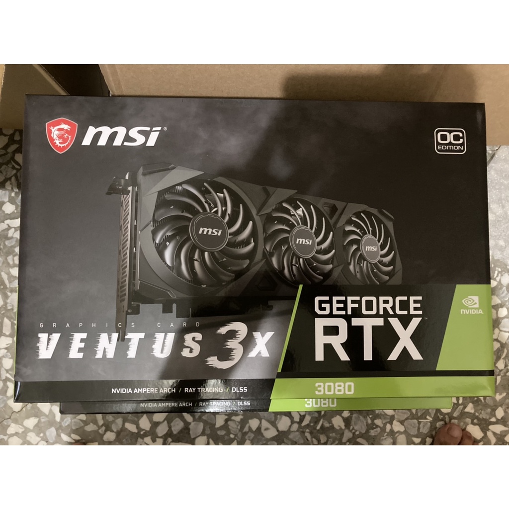 MSI RTX3080 VENTUS 3X 10G OC LHR (可直接下標)