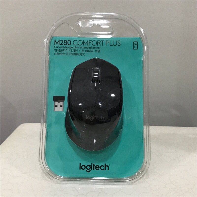 羅技 Logitech M280 無線滑鼠 黑色 公司貨