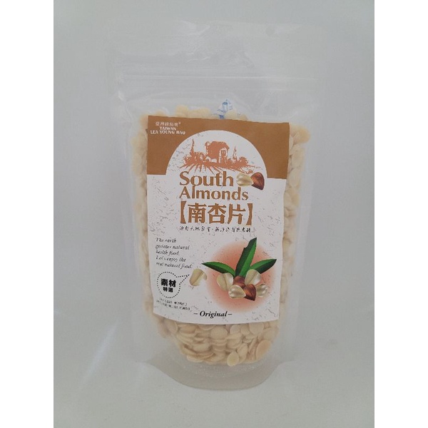 【愛有機】台灣綠源寶 未漂白南杏片300g