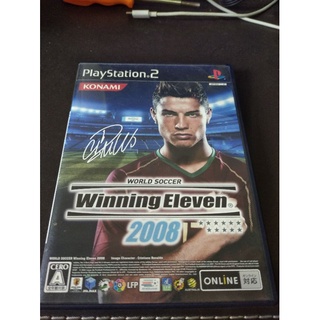 ps2遊戲光碟 winning eleven 2008 on line