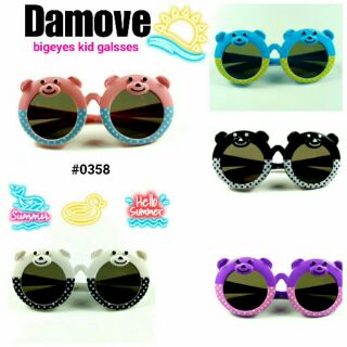 0358,熊熊,兒童眼鏡,太陽眼鏡,damove,bigeyes,kID,sunglasses