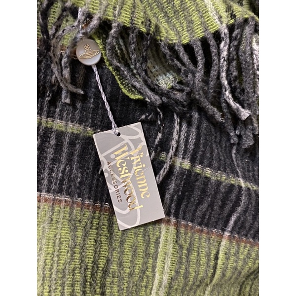 Vivienne Westwood 羊毛圍巾/全新 /含盒子/義大利製造