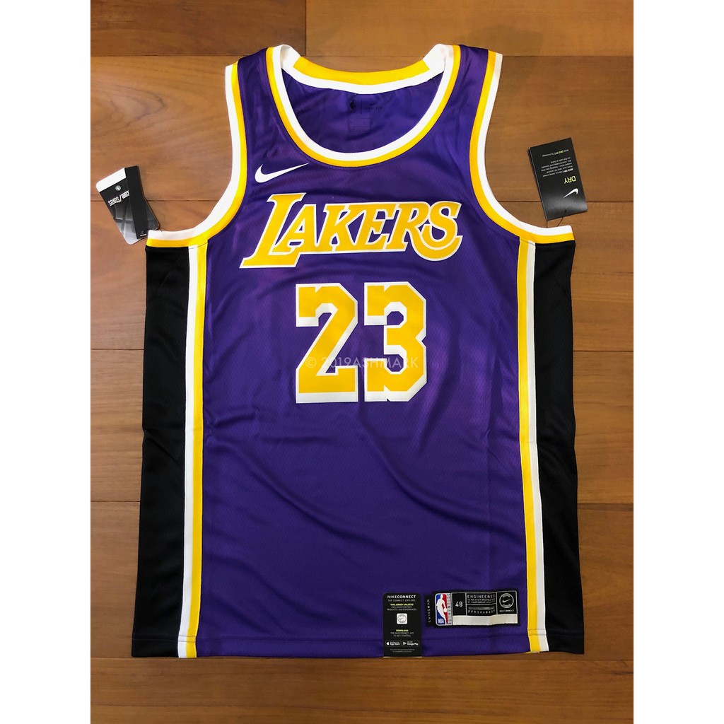 『NBA球衣』Nike Swingman LeBron James Lakers 湖人客場紫 球迷版球衣