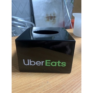 <獨特市集> uber eats 現貨 全新 ubereats 餐巾紙盒 面紙盒 壓克力 立牌 展示架
