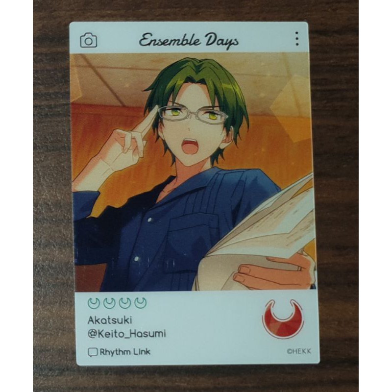 合奏明星偶像夢幻祭 可被綁 蓮巳敬人emoca Ig風透卡 蝦皮購物