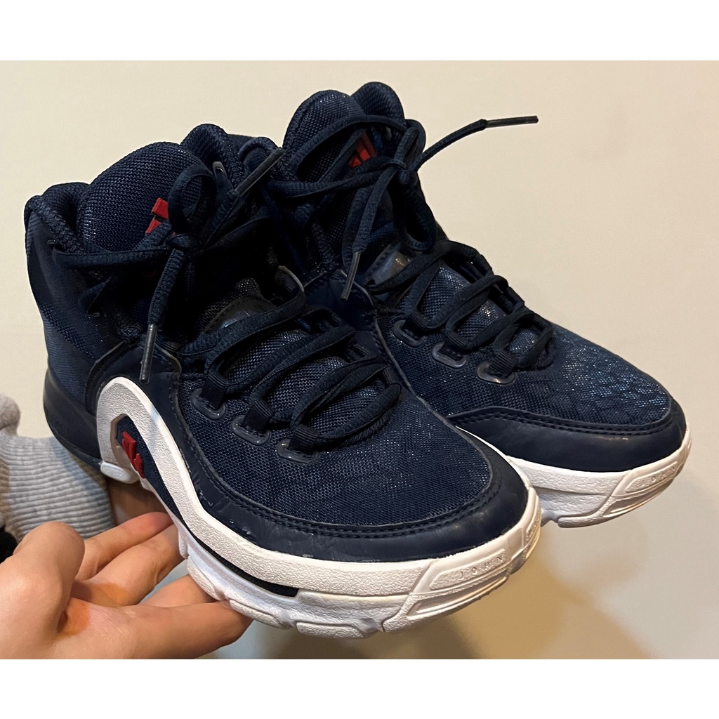 [正品]adidas john wall 2 籃球鞋 藍白紅 爆裂紋路 男童 女生
