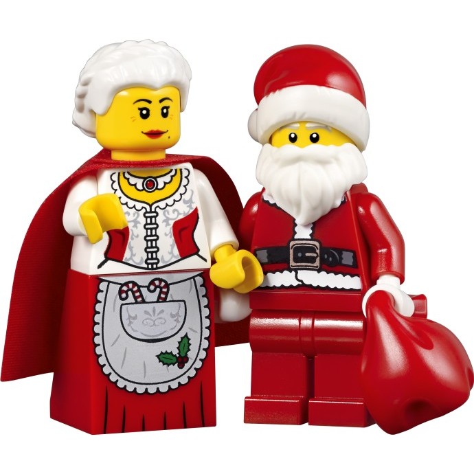 ◆愛子的家◆ ☆Minifigures☆ LEGO 10245 樂高 Santa &amp; Claus + Bag