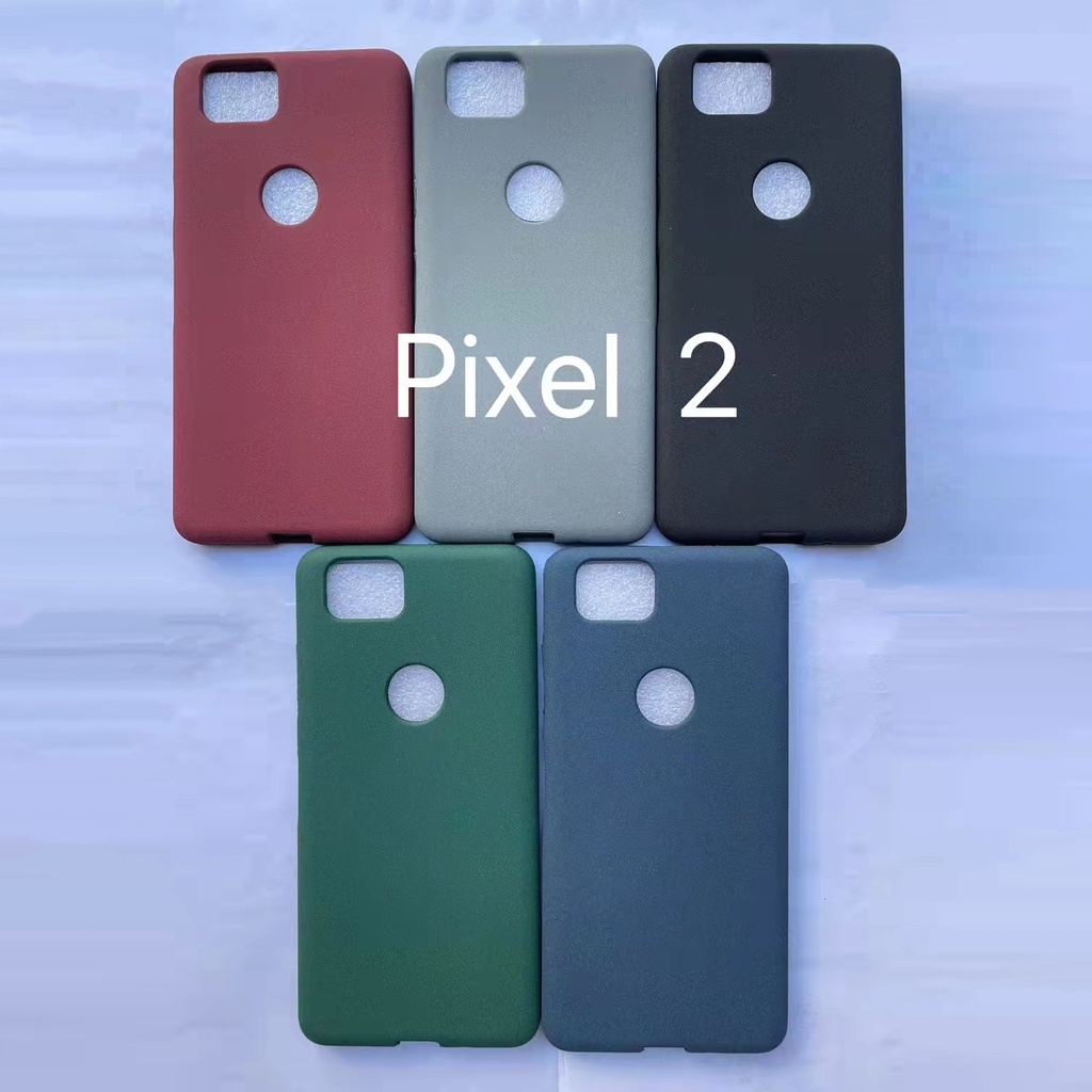 適用於 Google Pixel 2 XL 2XL 啞光岩沙外殼柔軟超薄超薄保護套磨砂簡約手機殼