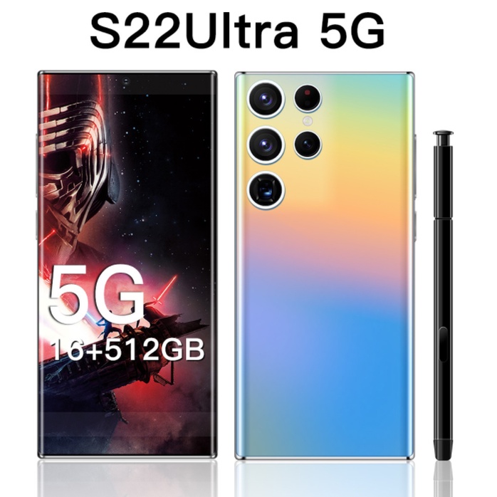 繁體中文版S22Ultra 4G新款安卓手機6.8寸16+512GB智能手機真穿孔高清高亮屏人臉識別4G智慧手機