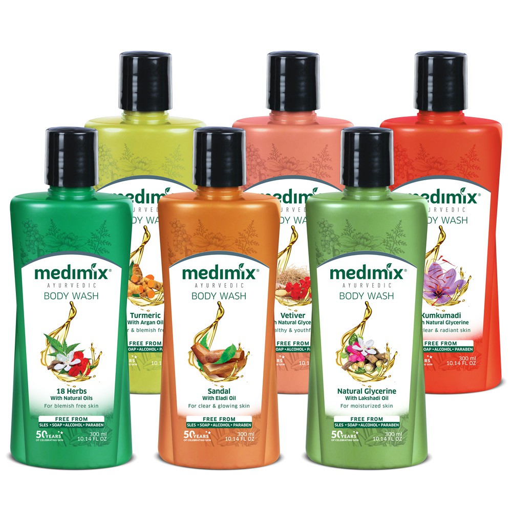 【Medimix】印度原廠授權 阿育吠陀秘方美肌沐浴液態皂 300ml 廠商直送
