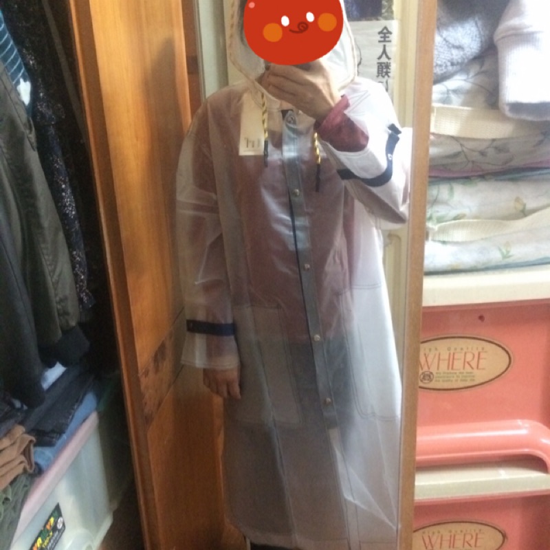Zara 透明雨衣s M 正品全新5折 蝦皮購物