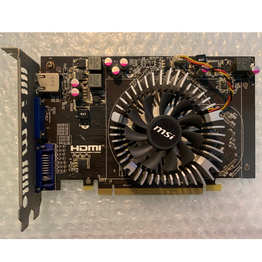 微星 MSI HD6670 2GD3 免插電 顯示卡