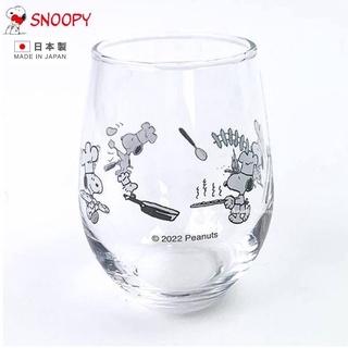 史努比【 SAS 日本限定 】【 日本製 】 SNOOPY 史努比 烹飪料理版 玻璃杯 / 水杯 / 杯子