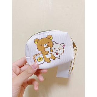 <全新>Rilakkuma拉拉熊 小白熊 方形小錢包 零錢包 收納包