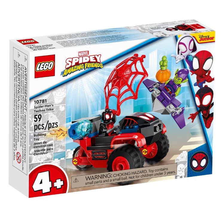 【台南樂高 益童趣】LEGO 10781 超級英雄系列 蜘蛛人的科技三輪車 Marvel 漫威