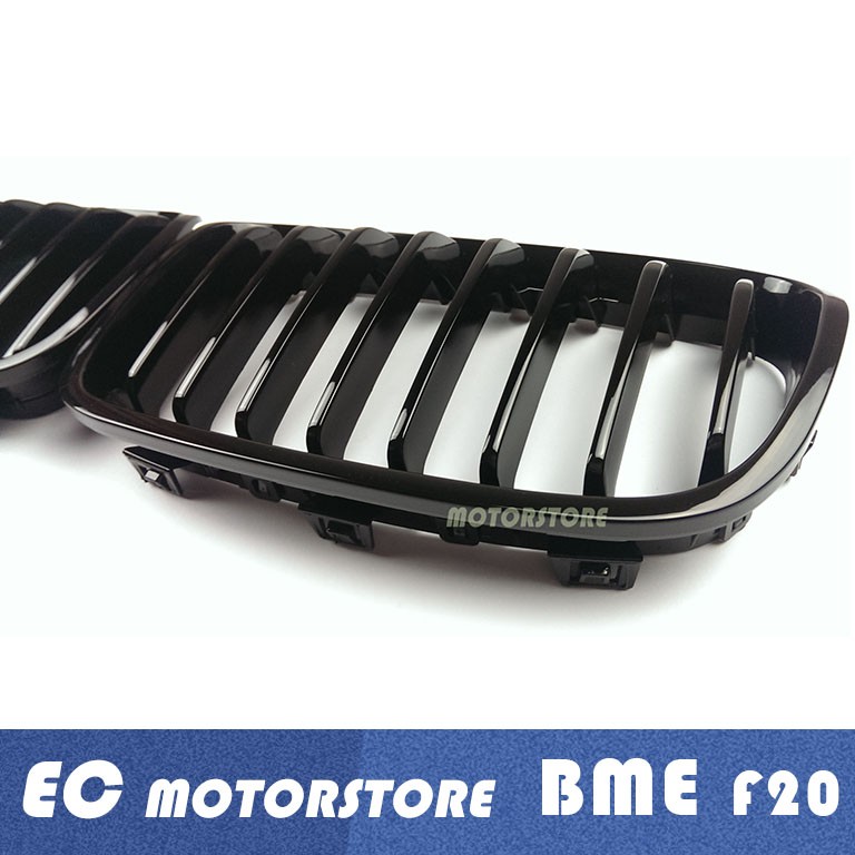 BMW F20 2011-2014  前期 亮黑 鼻頭 水箱護罩 水箱罩