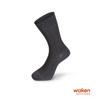 【waken】絲光棉男經典休閒中筒襪 1雙入 / 男襪 襪子 中筒襪 長襪 西裝襪 紳士襪 威肯