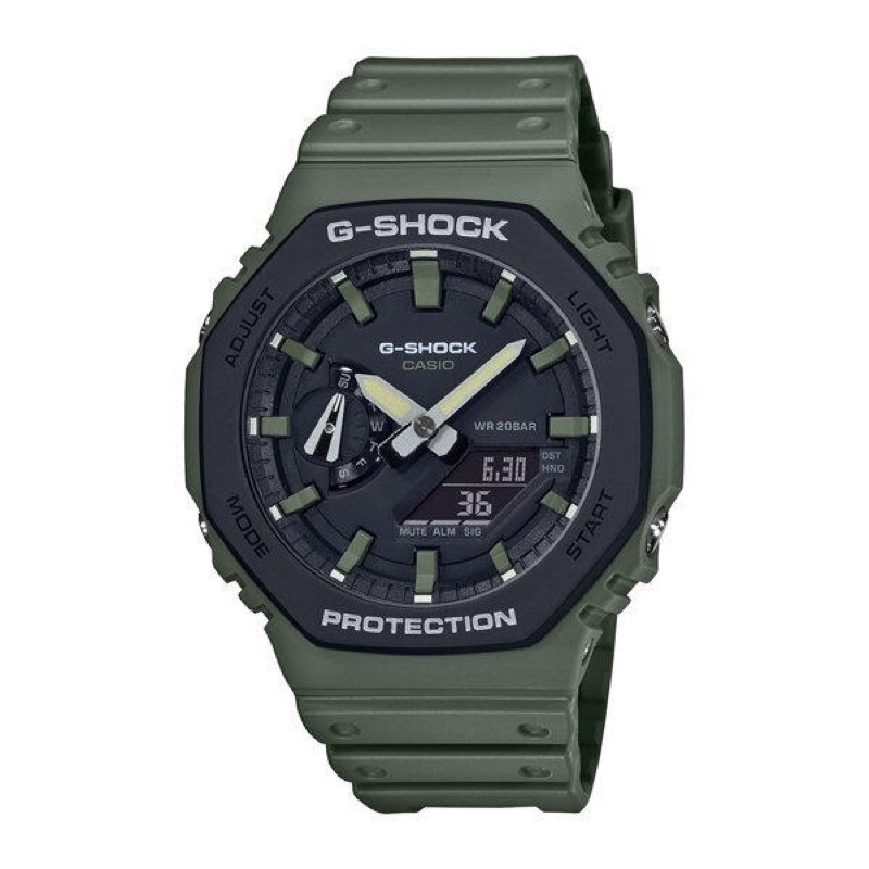 （實體店面）全新台灣公司貨CASIO卡西歐 G-SHOCK 軍事風格八角型錶殼 GA-2110SU-3A  ㄧ年保固