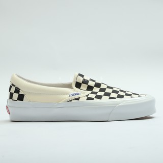 VANS VAULT OG CLASSIC SLIP ON 黑白 棋盤格 懶人鞋【VN0A45JKT0A】