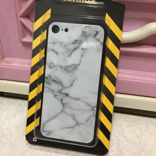Iphone7/8 4.7吋 質感大理石紋鋼化玻璃殼 保護殼