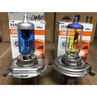 OSRAM#採用歐司朗燈泡#黃金燈泡#超白光#H4-h4-60/55w-43T大燈#全天候型#12v-H4#燈泡德國製