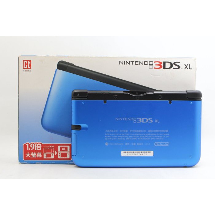 高雄青蘋果3c 任天堂nintendo 3ds N3ds Xl 藍黑台版二手掌上型遊戲機 蝦皮購物