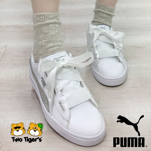 puma basket heart bling jr