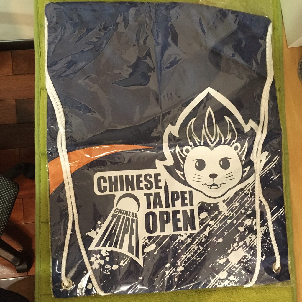 現貨 中華台北羽球公開賽 束口袋 羽球束口袋