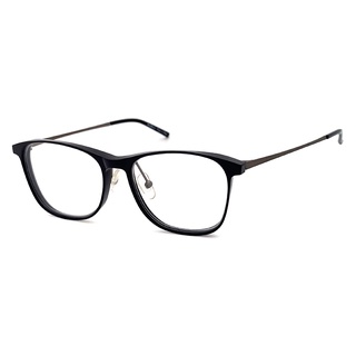 光學眼鏡 知名眼鏡行(回饋價)-經典黑框光學鏡框 薄鋼+板料鏡腳 15361高品質光學鏡框 (複合材質/全框)