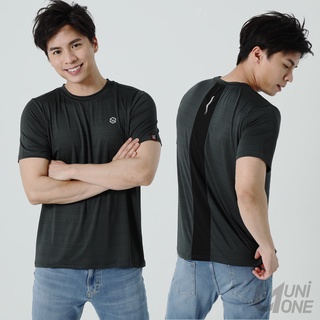 UNIONE【590005】【890005】吸排細條剪接T 吸濕排汗 排汗衣 休閒T恤 戶外 登山 加大尺碼 M~4L