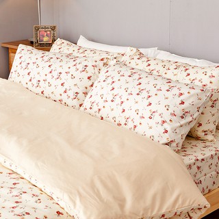 戀家小舖 台灣製床包 雙人床包 兩用被套 床單 田園童話 100%精梳棉 床包兩用被套組 含枕套 40支精梳棉