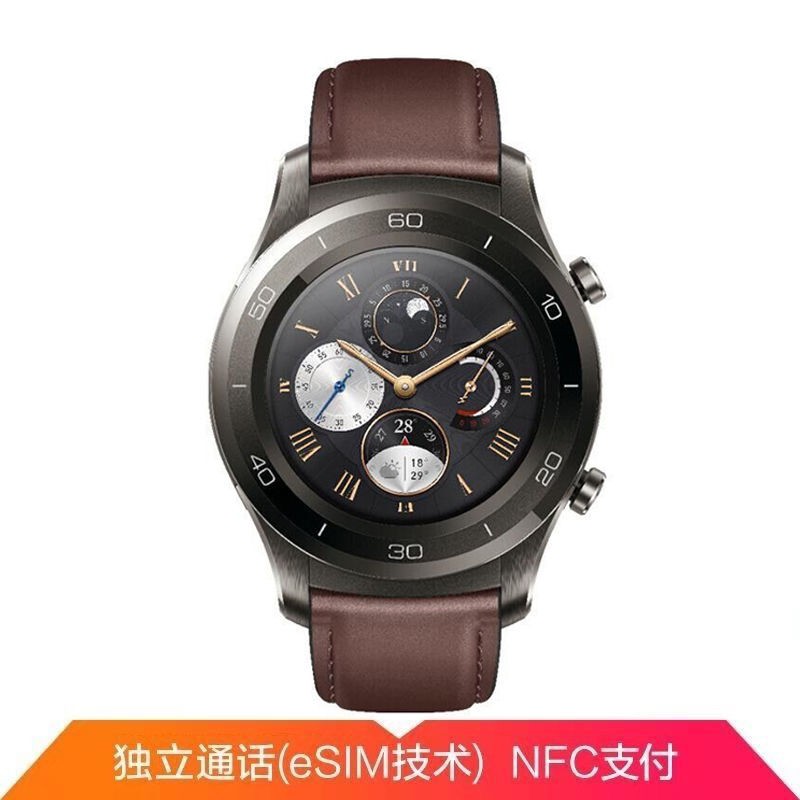 爆款熱賣Huawei華為Watch 2Pro二代智能手表4G插卡版藍牙eSIM通話運動男女