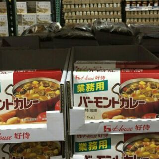 #047 HOUSE 日本好侍 佛蒙特 業務用咖哩 1公斤 辣度約1-2度 好市多代購 咖哩 咖哩 #48928