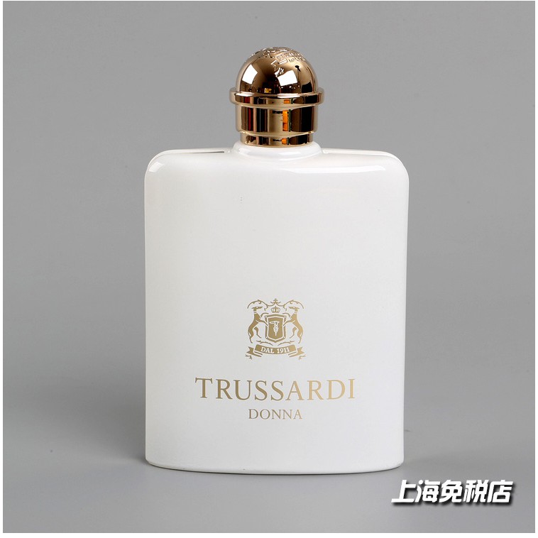 ~熱銷~新款正品Trussardi楚薩迪Donna同名白色風華風度女士香水30 50 100ml