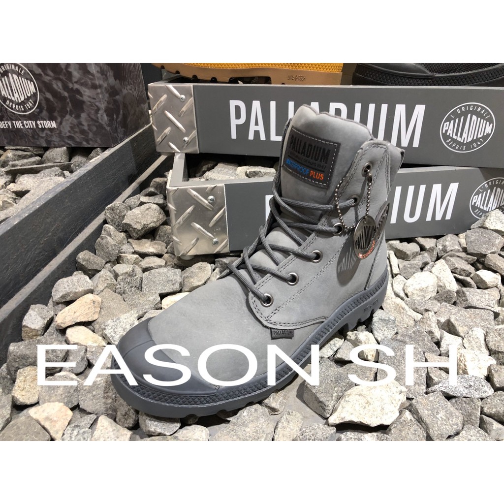 EASON SH（免運費）PALLADIUM 防水系列 牛巴戈皮+輕量化大底+舒適型科技鞋墊 76118-006