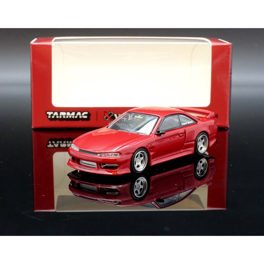 Tarmac 1/64 VERTEX Silvia S14, red MASH