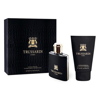 ☆MOMO小屋 ☆ Trussardi Uomo 男性淡香水 經典禮盒 (50ml+沐浴精100ml)