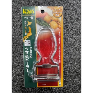 「工具家達人」 日本神田 kan 兩用刮皮刨絲 兩用削皮刀 削皮器 刮皮器 刮絲器 燕牌 304