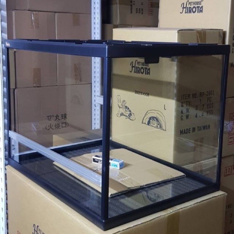 HIROTA 宣龍 RP-645【60 x 45 x 45 cm】全罩式 玻璃 爬缸 爬蟲箱 可滑動玻璃門 京京水族