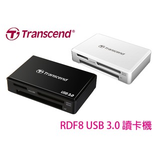 創見 RDF8 USB3.0多功能記憶卡讀卡機 黑色 TS-RDF8K2