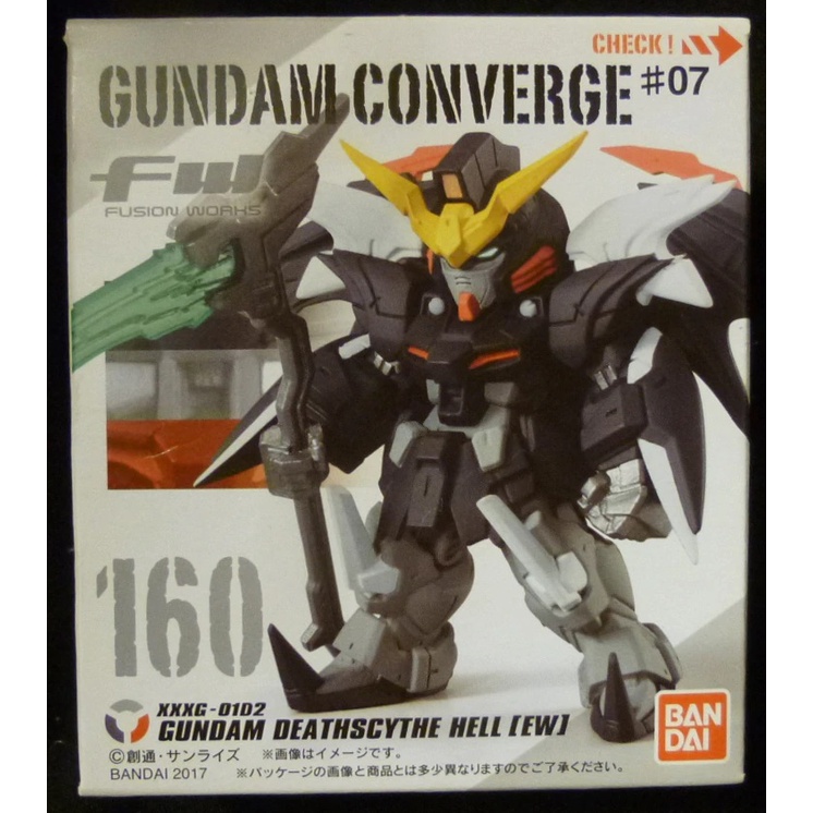 補 FW鋼彈盒玩FW GUNDAM converge 160號鋼彈W XXXG-01D2死神鋼彈