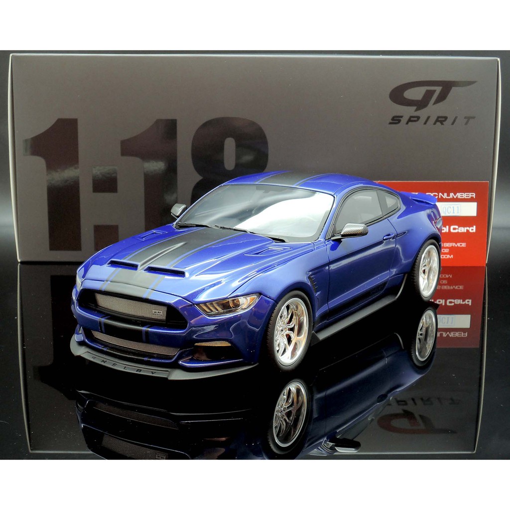 【M.A.S.H】現貨瘋狂價 GT Spirit 1/18 Ford Shelby Mustang GT-350 寬體藍