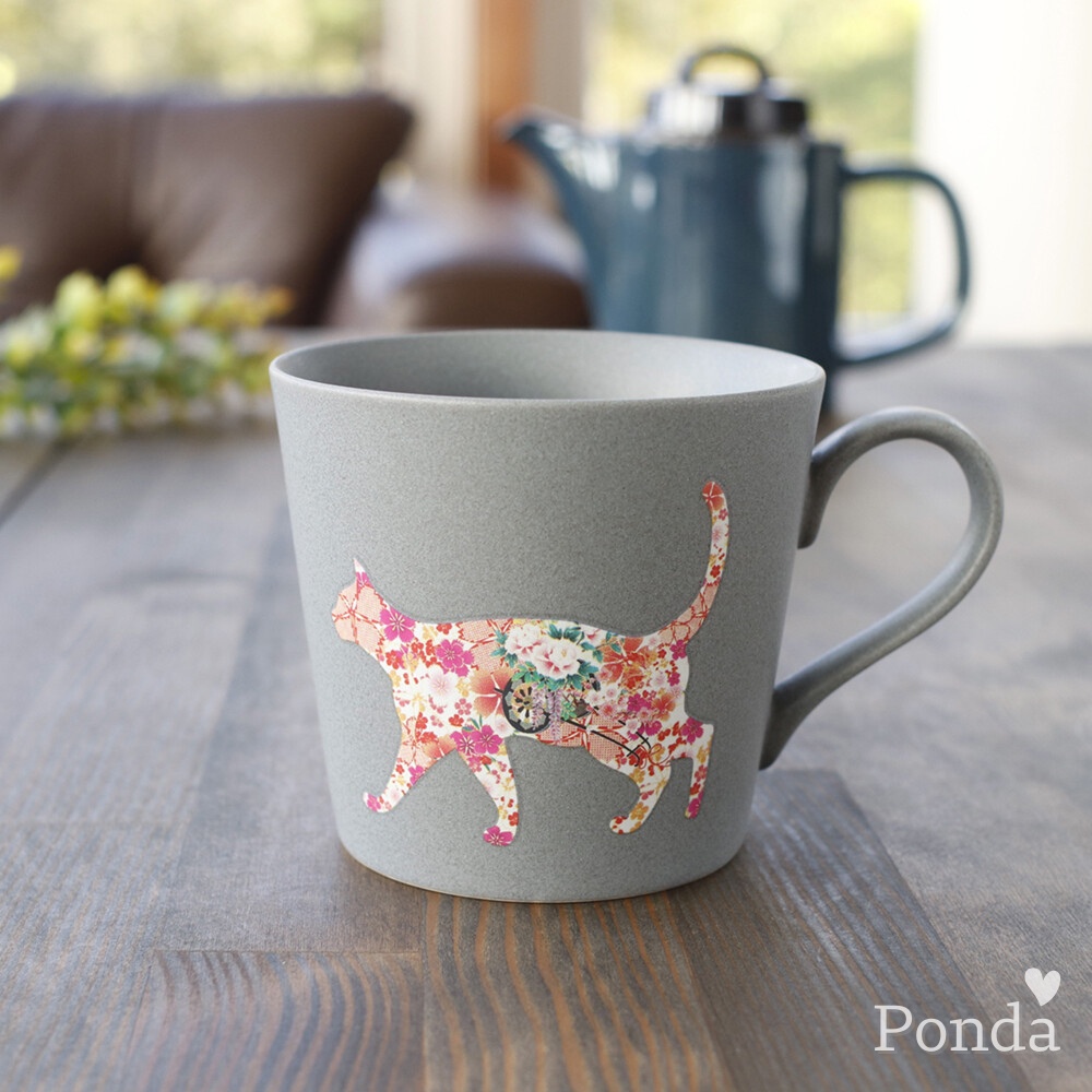 [全新] 日本製 MARUMO TAKAGI 高木陶器 貓 溫感變色馬克杯 美濃燒 送禮 禮物 禮品