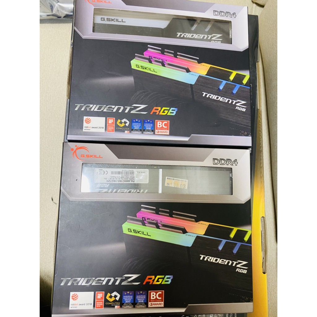 G.SKILL 芝奇 Trident Z RGB 幻光戟 DDR4 3000 16G(8G*2)