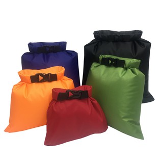 CocoRun_旅行衣物整理束口收纳袋 戶外防水袋五件套 防水袋 容量行李袋 登山便攜式防水袋 漂流袋