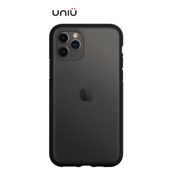 Uniu 台灣精品矽膠軍規防摔殼iphone 11 系列透黑 蝦皮購物