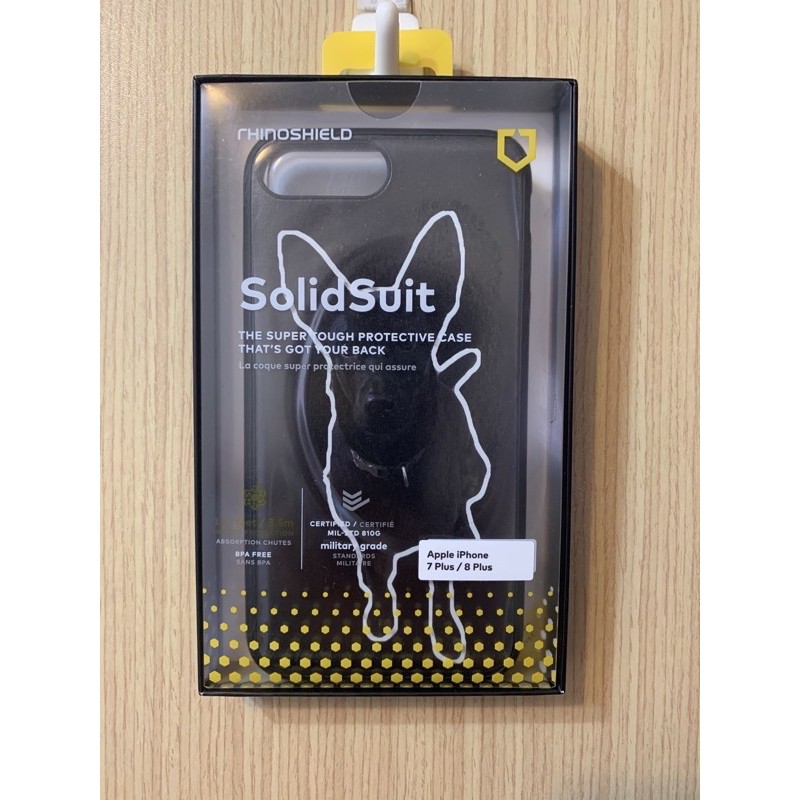 iPhone 8 Plus 犀牛盾 SolidSuit 防摔背蓋 手機殼
