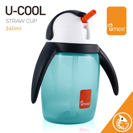 金寶貝 umee 荷蘭 U-Cool 企鵝吸管杯 360ml 藍色【206820】