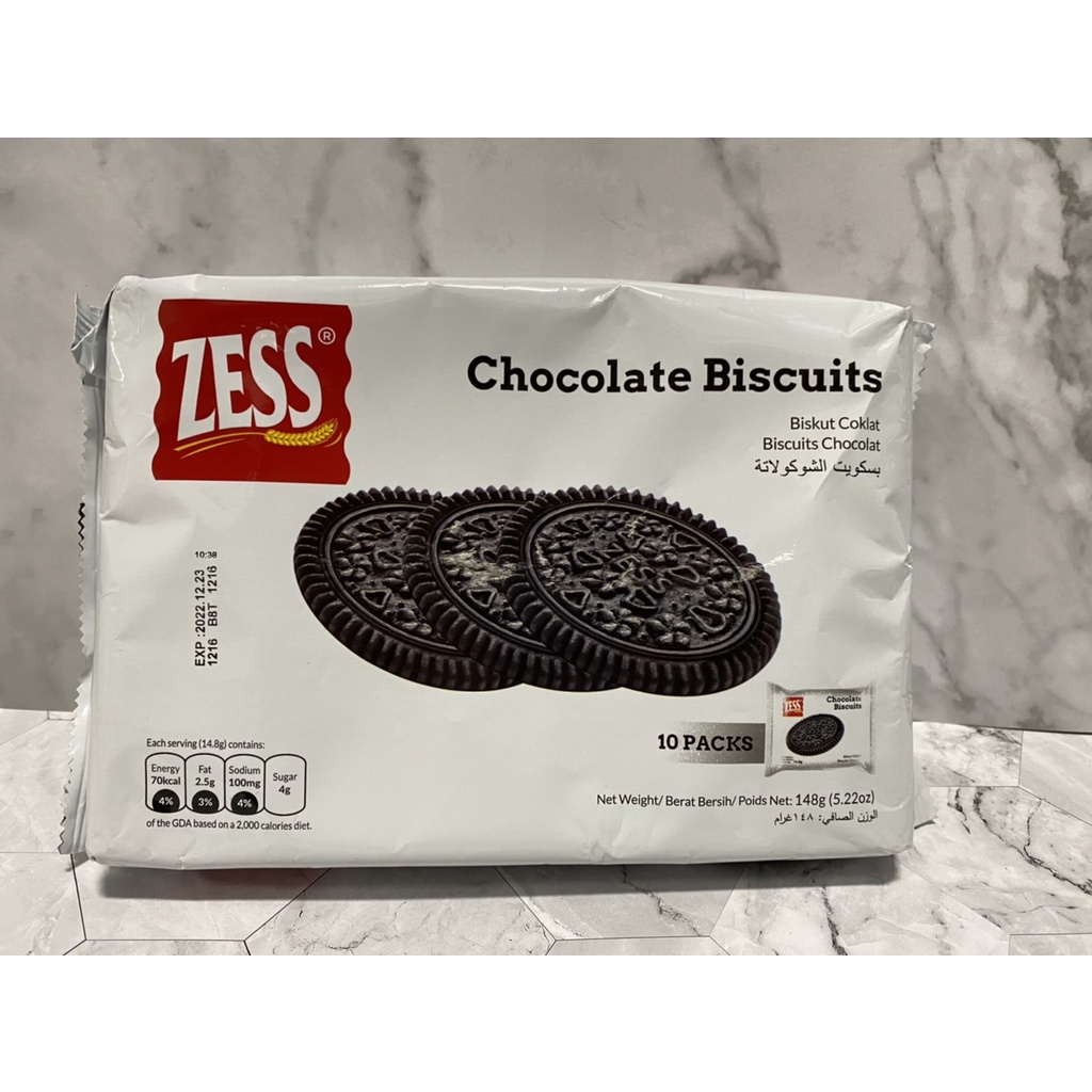 [ 現貨 ]  ZESS巧克力餅乾 每袋 獨立小包裝 共10入