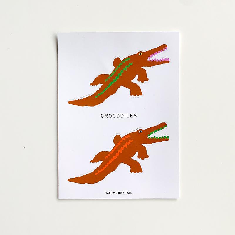 WARMGREY TAIL Wild Life Stickers/ Crocodile eslite誠品